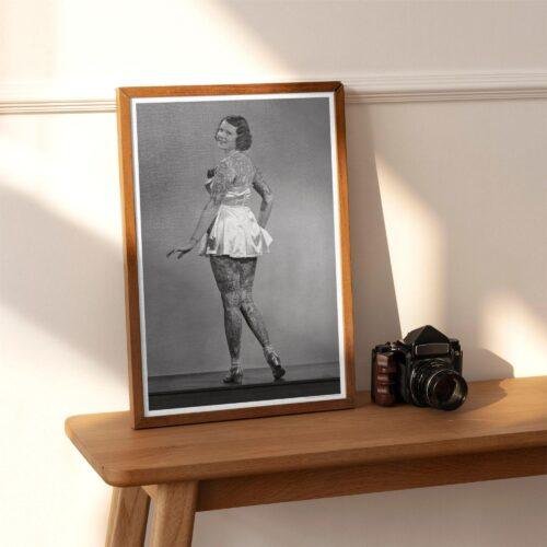 Vintage Tattoo Art – Fully Committed, Gallery Matte