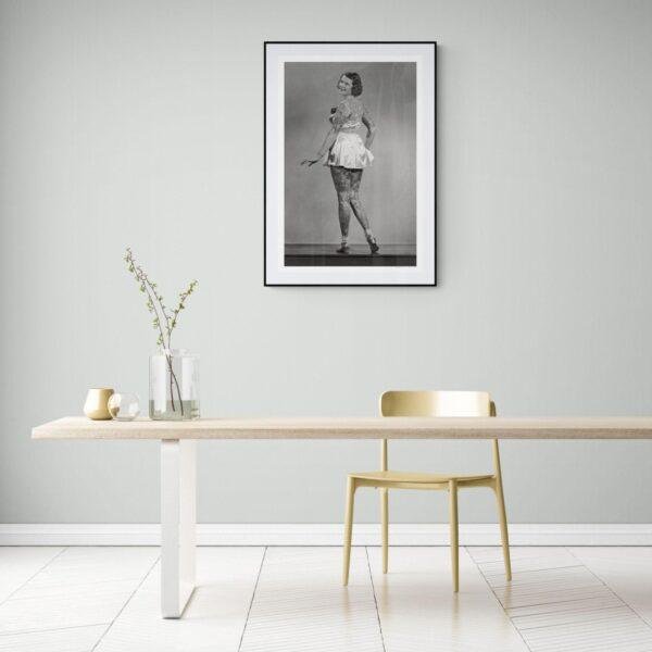 Vintage Tattoo Art – Fully Committed, Gallery Matte