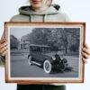 Peerless Motor Car - Vintage Car Poster, Car Lover Gift, Gallery Matte