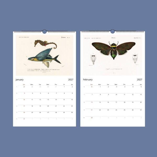 African Wildlife Wall Calendar
