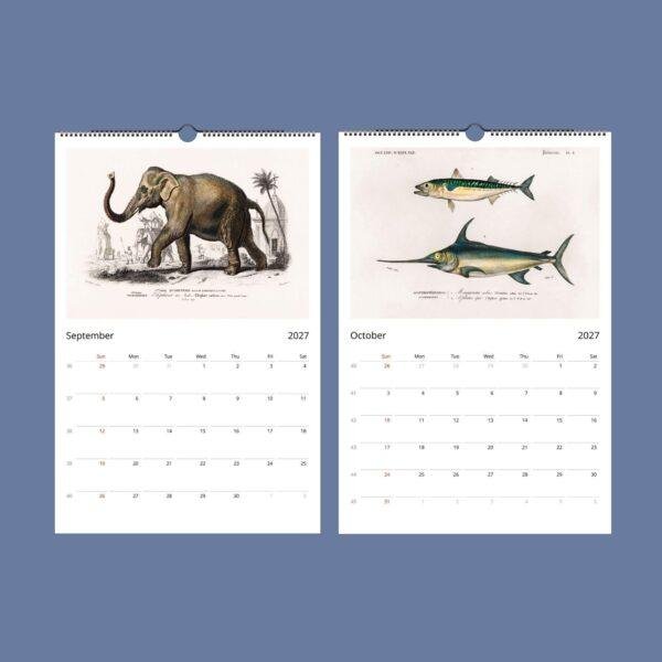 African Wildlife Wall Calendar