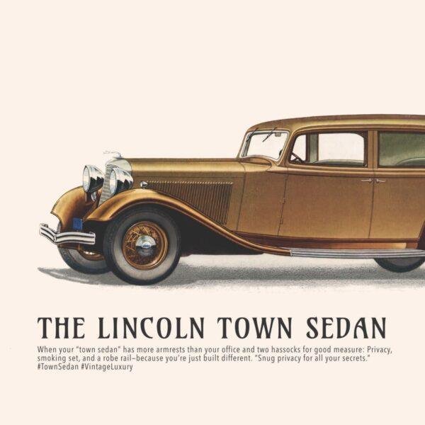 1933 Lincoln Town Sedan