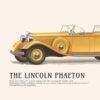 1933 Lincoln V-12 Phaeton, American Car, Car Enthusiast Decor, Gallery Matte