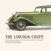 1933 Lincoln Coupe, American Car, Car Enthusiast Decor, Gallery Matte