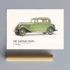 1933 Lincoln Coupe, American Car, Car Enthusiast Decor, Gallery Matte