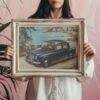 Rover P4 Print, - Vintage Car Poster, Automobile Art, Gallery Matte