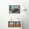 Rover P4 Print, - Vintage Car Poster, Automobile Art, Gallery Matte