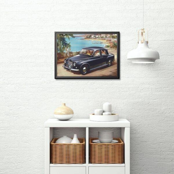 Rover P4 Print, - Vintage Car Poster, Automobile Art, Gallery Matte