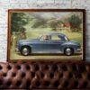Rover P4 Print - Vintage Car Wall Art, Car Lover Gift, Gallery Matte