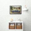 Rover P4 Print - Vintage Car Wall Art, Car Lover Gift, Gallery Matte