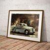 Rover P4 Print - Vintage Car Wall Art, Car Lover Gift, Gallery Matte