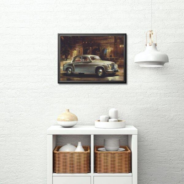 Rover P4 Print - Vintage Car Wall Art, Car Lover Gift, Gallery Matte