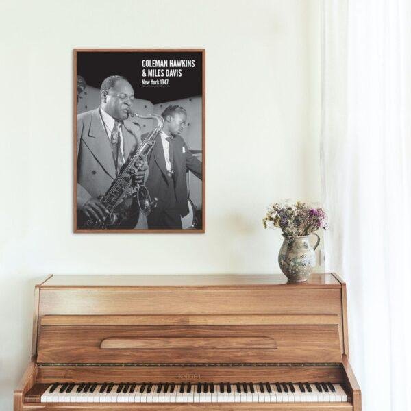 Coleman Hawkins & Miles Davis New York, 1947