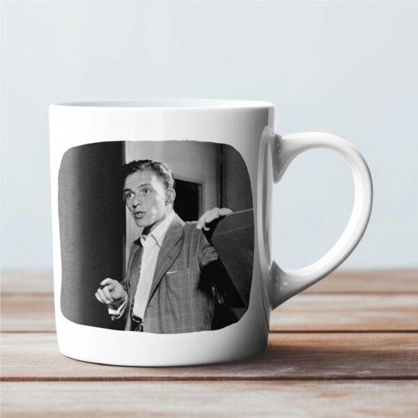 Frank Sinatra Coffee Mug, Custom Ceramic Mug for Jazz Musicians