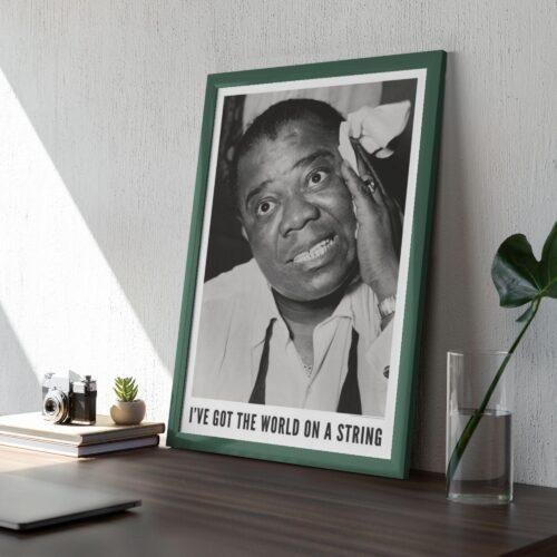 Jazz Poster Louis Armstrong New York, 1953