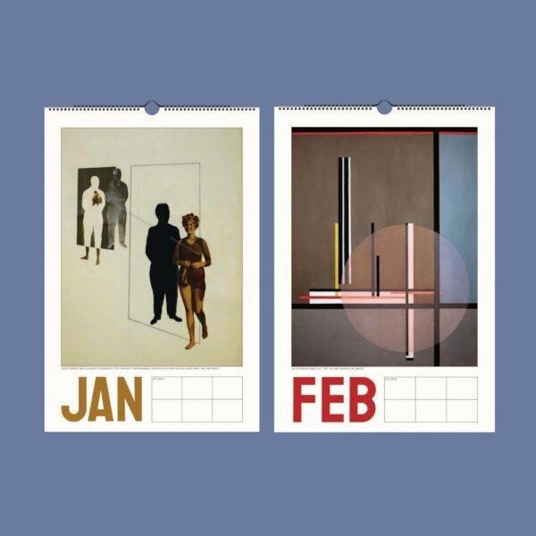 Laszlo Moholy Nagy Wall Calendar
