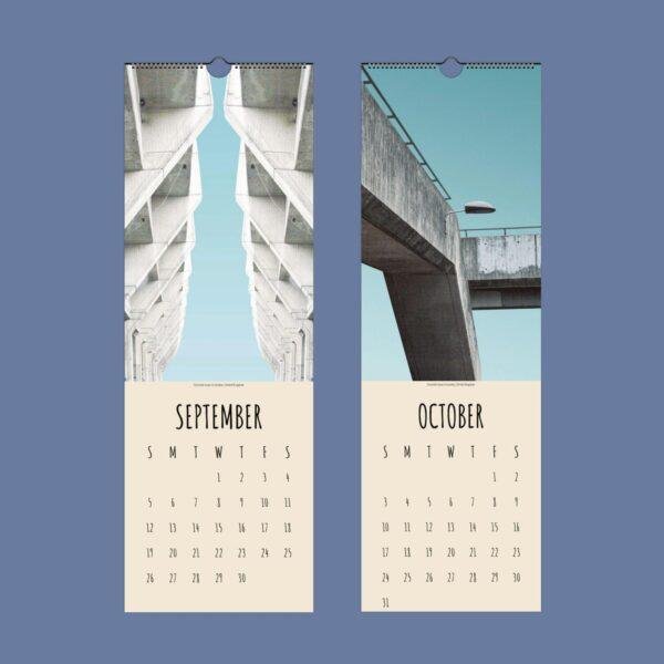 Modern Architecture Wall Calendar