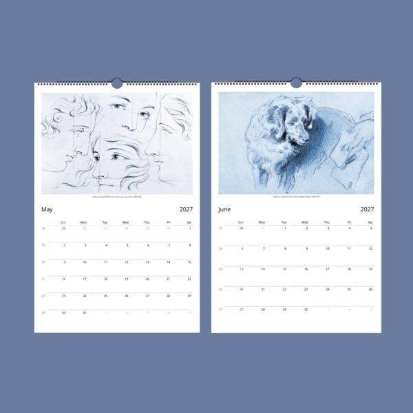 Seasons of Art Wall Calendar