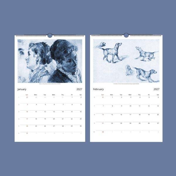Seasons of Art Wall Calendar