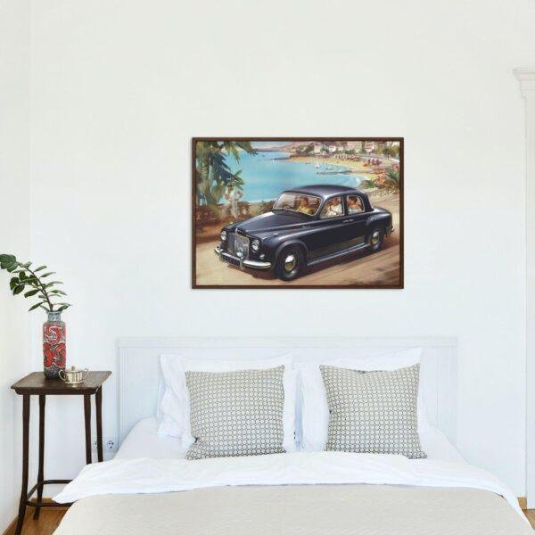 Rover P4 Print, - Vintage Car Poster, Automobile Art, Gallery Matte