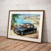Rover P4 Print, - Vintage Car Poster, Automobile Art, Gallery Matte
