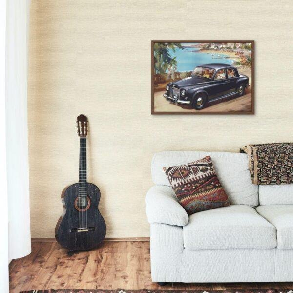 Rover P4 Print, - Vintage Car Poster, Automobile Art, Gallery Matte