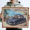Rover P4 Print, - Vintage Car Poster, Automobile Art, Gallery Matte