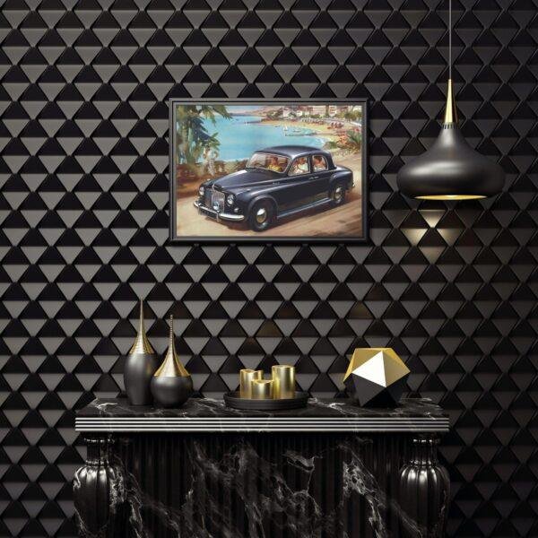 Rover P4 Print, - Vintage Car Poster, Automobile Art, Gallery Matte