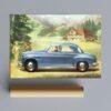Rover P4 Print - Vintage Car Wall Art, Car Lover Gift, Gallery Matte