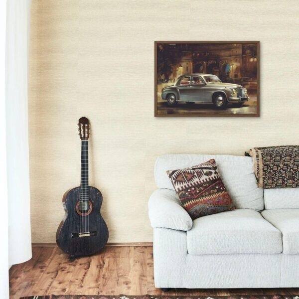 Rover P4 Print - Vintage Car Wall Art, Car Lover Gift, Gallery Matte