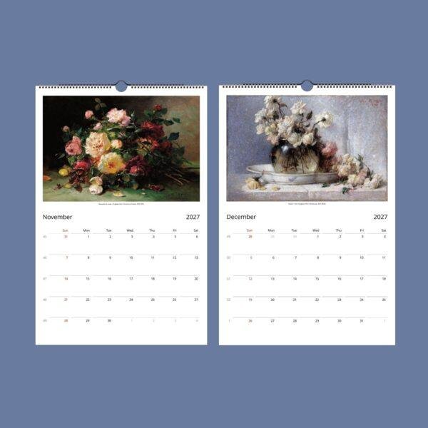 Rose Bouquet Wall Calendar