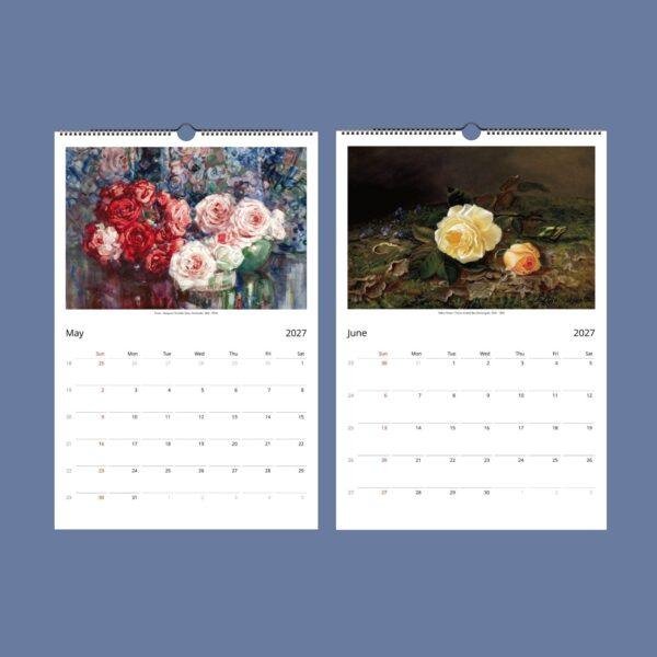 Rose Bouquet Wall Calendar