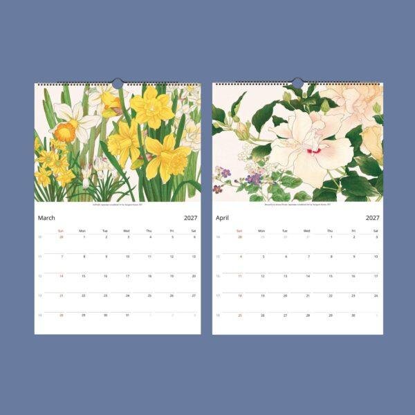 Eastern Elegance Wall Calendar