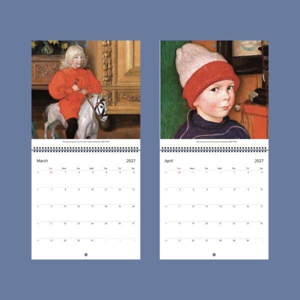 Carl Larsson Wall Calendar