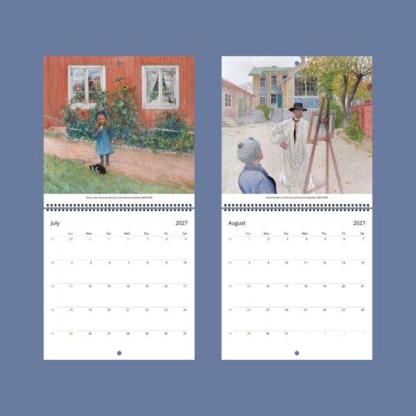 Carl Larsson Wall Calendar
