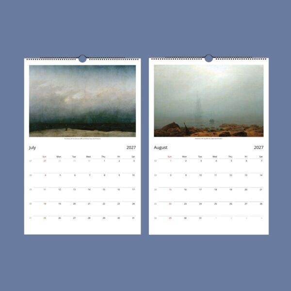 Caspar David Friedrich Wall Calendar