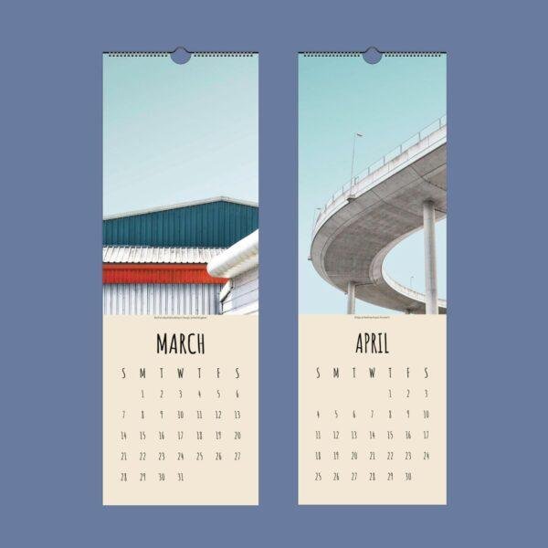 Modern Architecture Wall Calendar