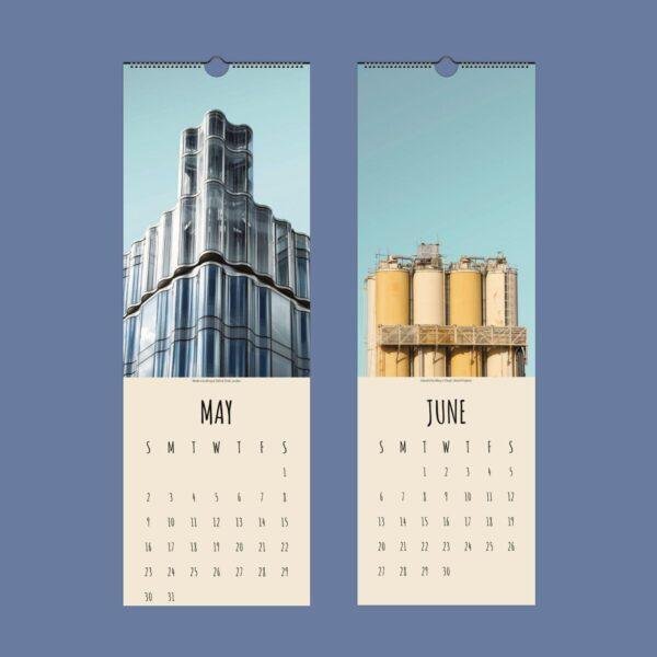 Modern Architecture Wall Calendar