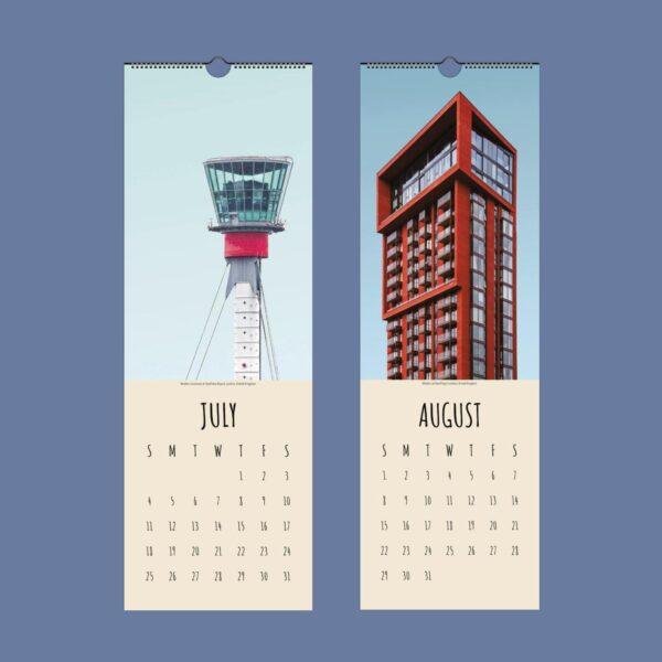 Modern Architecture Wall Calendar
