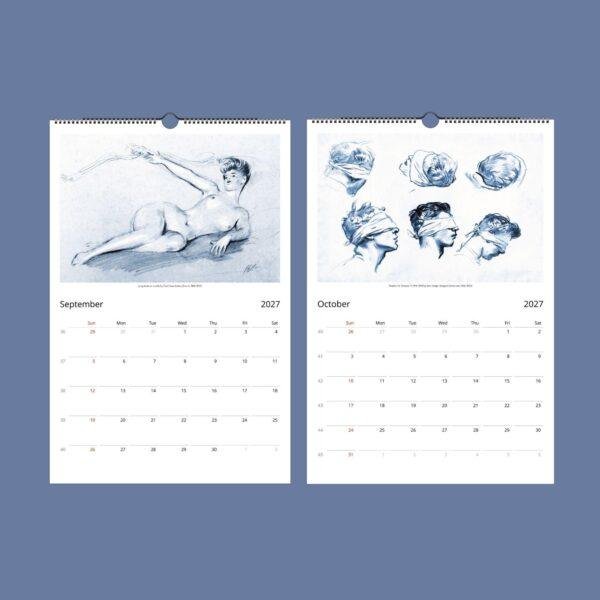 Seasons of Art Wall Calendar