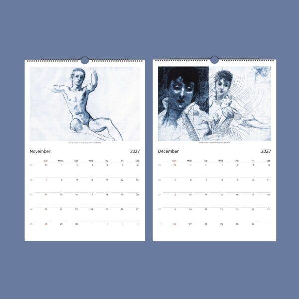 Seasons of Art Wall Calendar