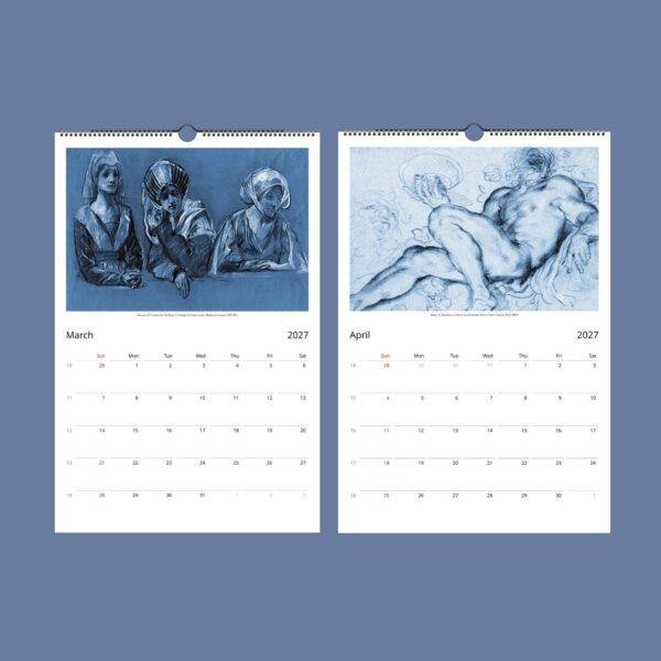 Seasons of Art Wall Calendar