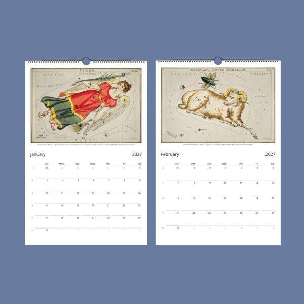 Sidney Hall Wall Calendar
