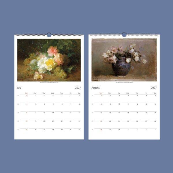 Rose Bouquet Wall Calendar