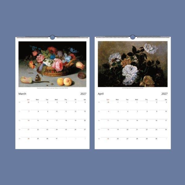 Rose Bouquet Wall Calendar