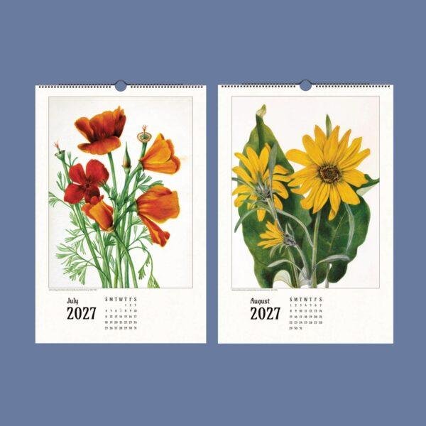 Wild Flowers Wall Calendar