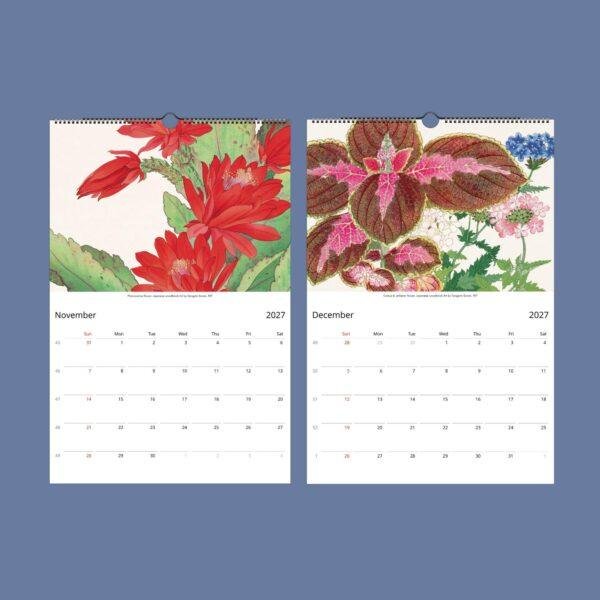 Eastern Elegance Wall Calendar