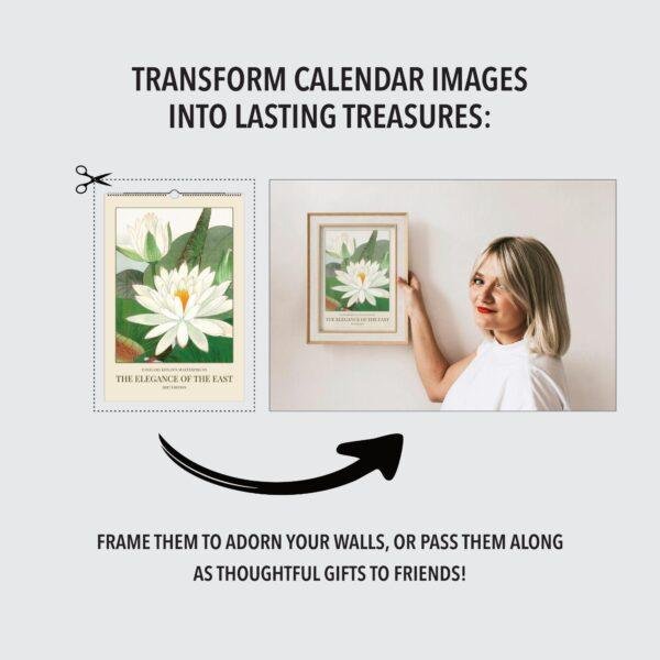 Eastern Elegance Wall Calendar
