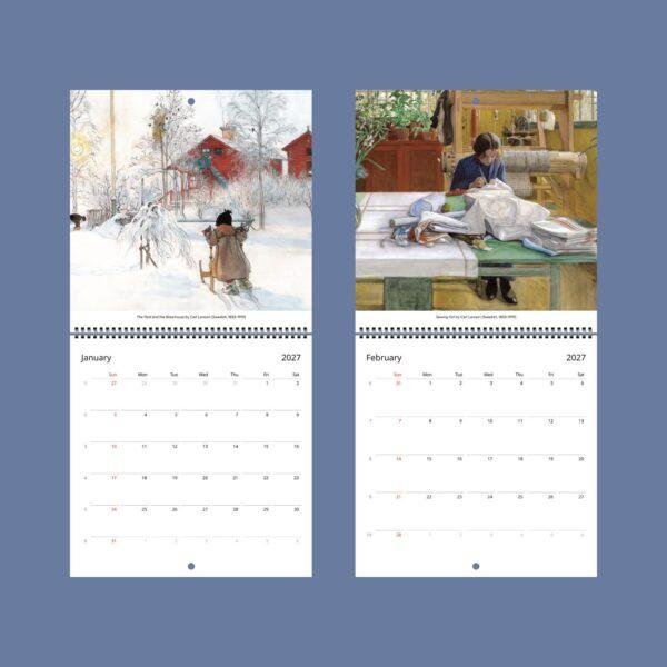 Carl Larsson Wall Calendar