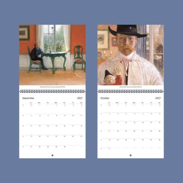 Carl Larsson Wall Calendar